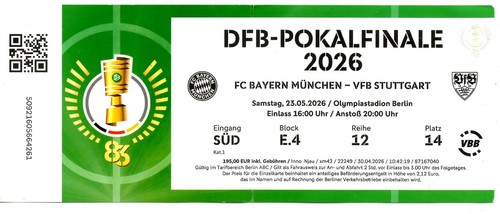 Ticket dfb pokal finale 2026 - dfb-pokal-finale,
