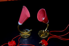 2 Tischlampen / Wandlampen  für Puppenstube/Kaufladen