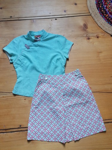 Asia bluse kurzarm - asia, kurzarm,
