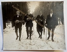 orig. Foto Männer Jungen Wandervogel um 1924 Gitarre Musik