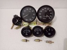 Smiths Replika-Instrumentensatz mit 100-mm-Tacho und 52-mm-Instrumenten mit...