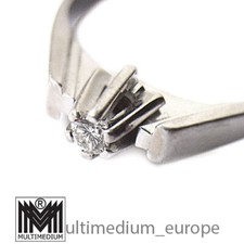 Weißgold Diamant Ring 585