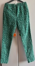 Mini Boden Hose grün mit Blümchen all Oder Gr.164