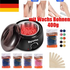 Wachsgerät Set Waxing Körper Haarentfernung Heißwachs Salon + Wachs Bohnen 400g