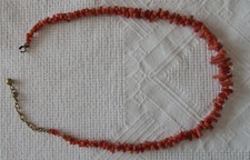 Korallen kette lachsrot - korallen-kette,,