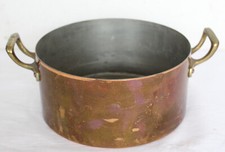 SCHÖNER ALTER KUPFERTOPF  #12093