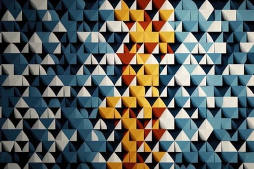 Wandbild geometrische - wandbild:,