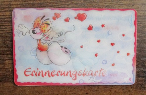 Diddl karte wackelkarte - diddl, ec-karte