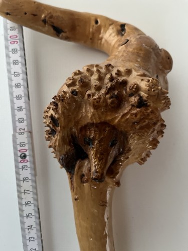 Handgeschnitzter holz gehstock - handgeschnitzter, holz-gehstock