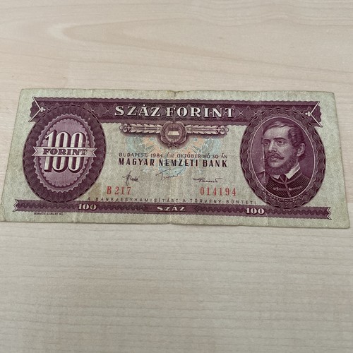 Geldschein banknote ungarn 100 - ungarn,