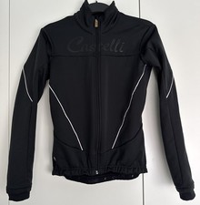 Castelli Mortirolo Donna Jacket Wind Stopper Black  Women Size Medium