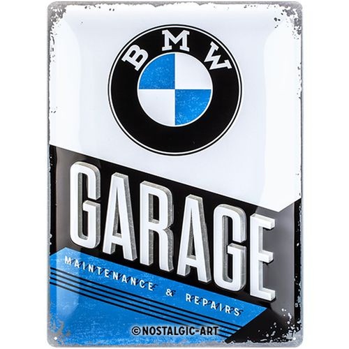 Relief blechschild bmw - relief-blechschild, "bmw