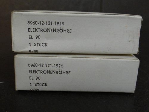 Valvo röhre tube 2x - 90,
