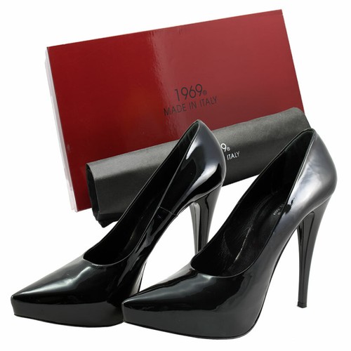 1969 lackpumps 42 - lackpumps, leder