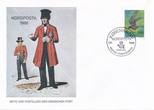 Dänemark bote und - dänemark, postillion