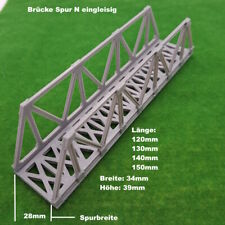 Brücke Spur N 4 Längen eingleisig - 3 tlg. Bausatz   3D Druck PLA 4 Farben (4)
