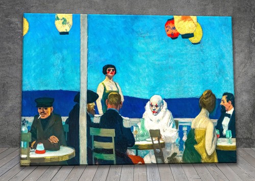 Edward hopper soir - hopper, bleu