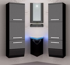 1x Seitenschrank Hochschrank