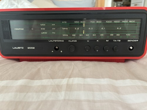 Rft radio lausitz 2002 ddr - rft,