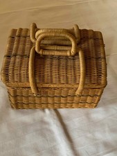 ⚜️ Schö. alter Trachten Weidenkorb mit Deckel,Tasche zur Tracht ,nicht gebraucht