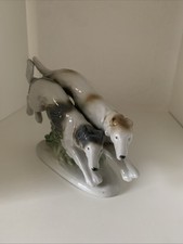 Windhund Barsoi Porzellanfigur