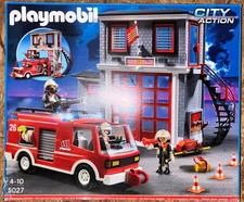 Playmobil City Action Feuerwehr Hauptquartier mit Löschfahrzeug 5027 OVP