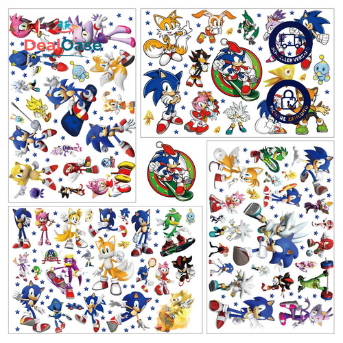 Temporäre tattoos set sonic - tattoos,