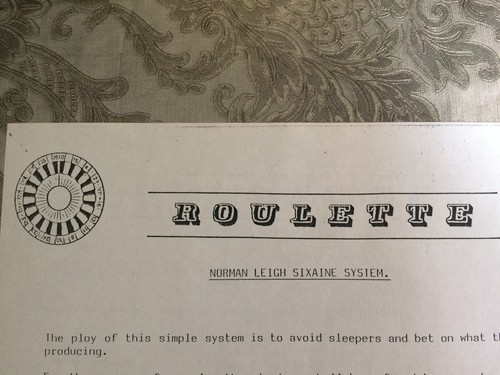 Roulette das norman leigh - roulette;,