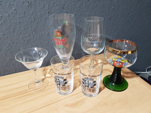 Konvolut vintage gläser - konvolut,