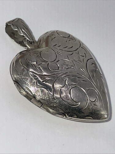 925 silber medaillon herz - silber, medaillon-herz