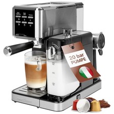 Profi Cook PC-ES-KA 1266 Espressomaschine Edelstahl   mit automatischem Milch...