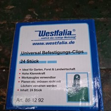 Westfalia Universal Befestigungs-Clips 6 tlg. Set 861291 Planenbefestigung