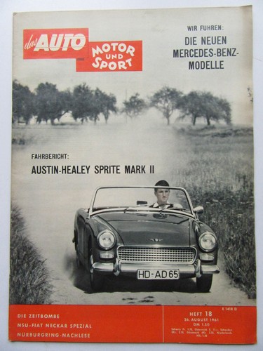 Auto motor sport 1961 - auto, 18/1961