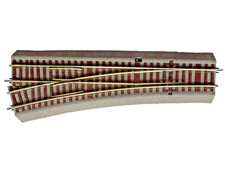 Roco H0 42532 mit 42624 Digital-Weichenantrieb 15 - Roco Line Gleis mit Bettung