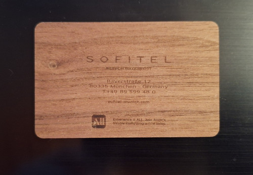 Zimmerschlüsselkarte sofitel - zimmerschlüsselkarte,