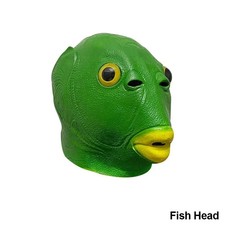 Halloween fischmaske latex - halloween,