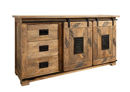 Industrial used look sideboard - used,