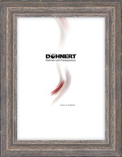 Bilderrahmen Holz lasiert verschiedene Formate Rahmen Echtglas klassisch