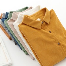 Damen locker kord - kord, bluse