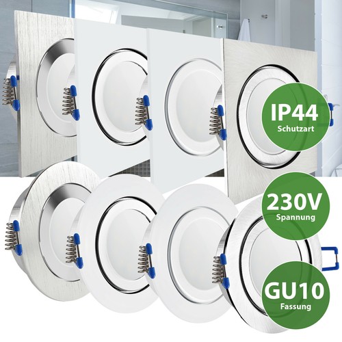 Led einbaustrahler 230v gu10 - led,