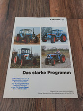 Original Prospekt Eicher Das starke Programm BE A-386 Traktor Schlepper