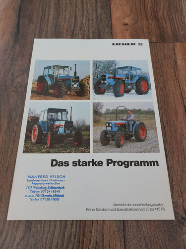 Original prospekt eicher - prospekt, das