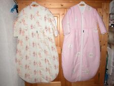 Winter Schlafsack 130 cm mit abnehmbaren Armen Birnenform NEU 2 Dessins zur Wahl