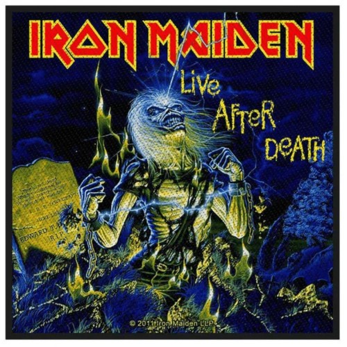 Iron maiden patch - iron, life