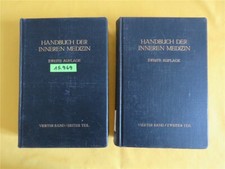 Handbuch der Inneren Medizin - Vierter Band - Erster & Zweiter Teil - 1926/27