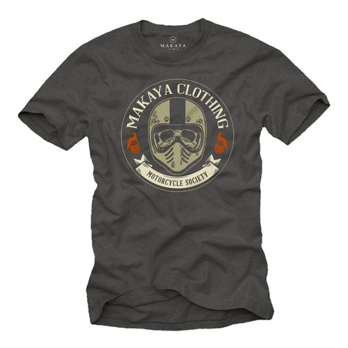 Biker skull shirt - biker,