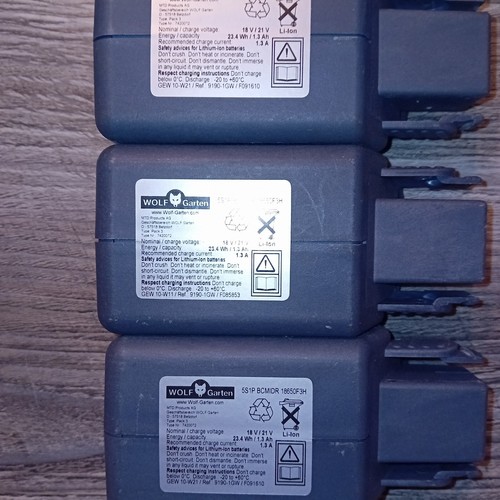 Akku 18v für wolf - für, wolf-garten
