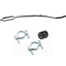 Mitteltopf Schalldämpfer Peugeot 206 CC Coupe 1.6i -16V Motor/ TU5JP4  110PS