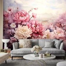 Fototapete Blumen 3D Effekt