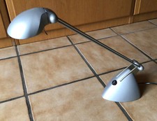 Schreibtischlampe Arbeitsleuchte Typ 203 Silber Industrie Look